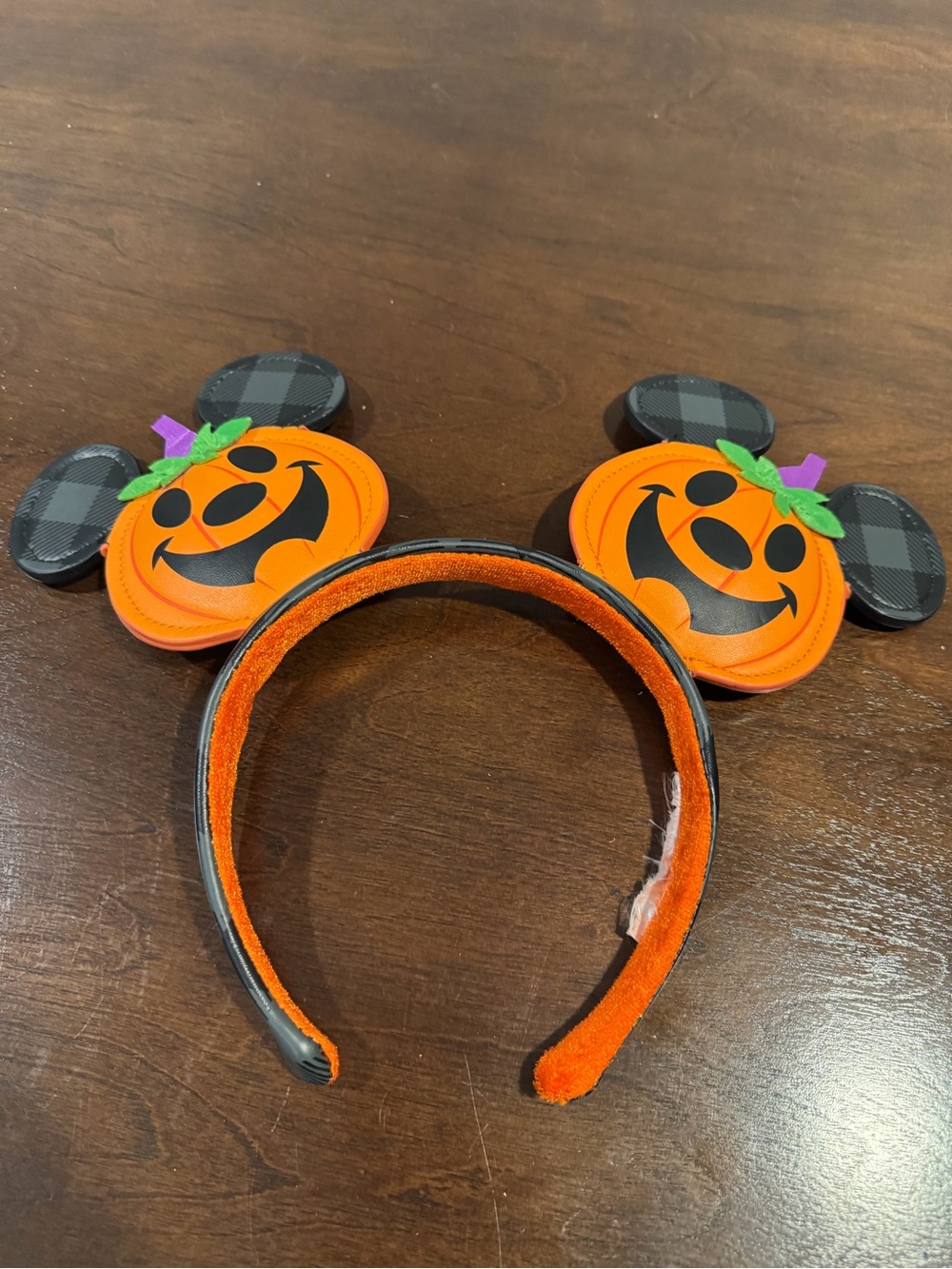 Disney Halloween Pumpkin Ear Headband - Orange Jack-O'-Lantern
